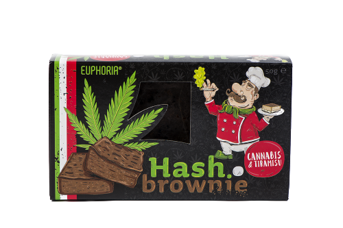 Euphoria Hash Brownie - Cannabis & Tiramisu