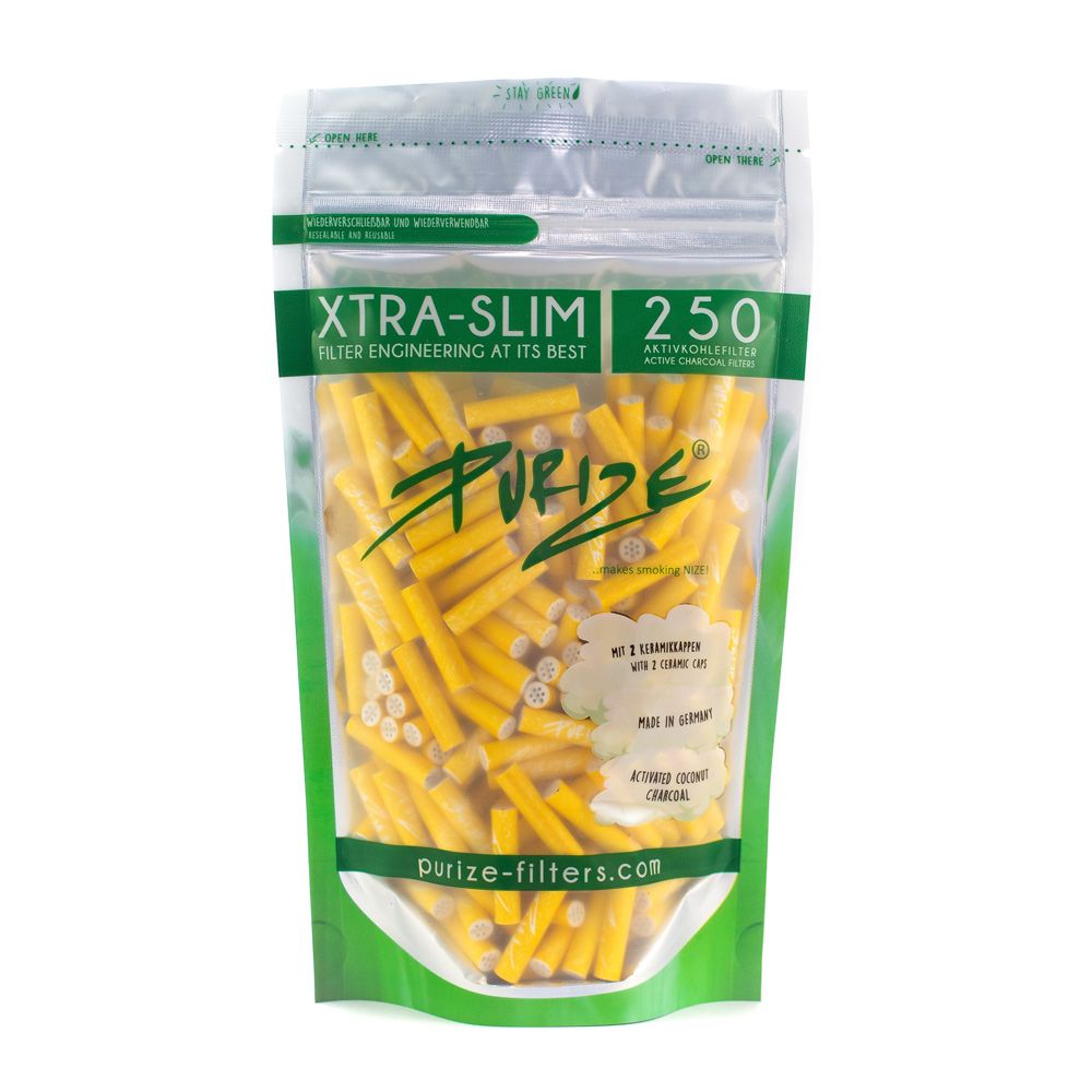 PURIZE® Activated Carbon Xtra Slim Filters Bag (250 pcs)