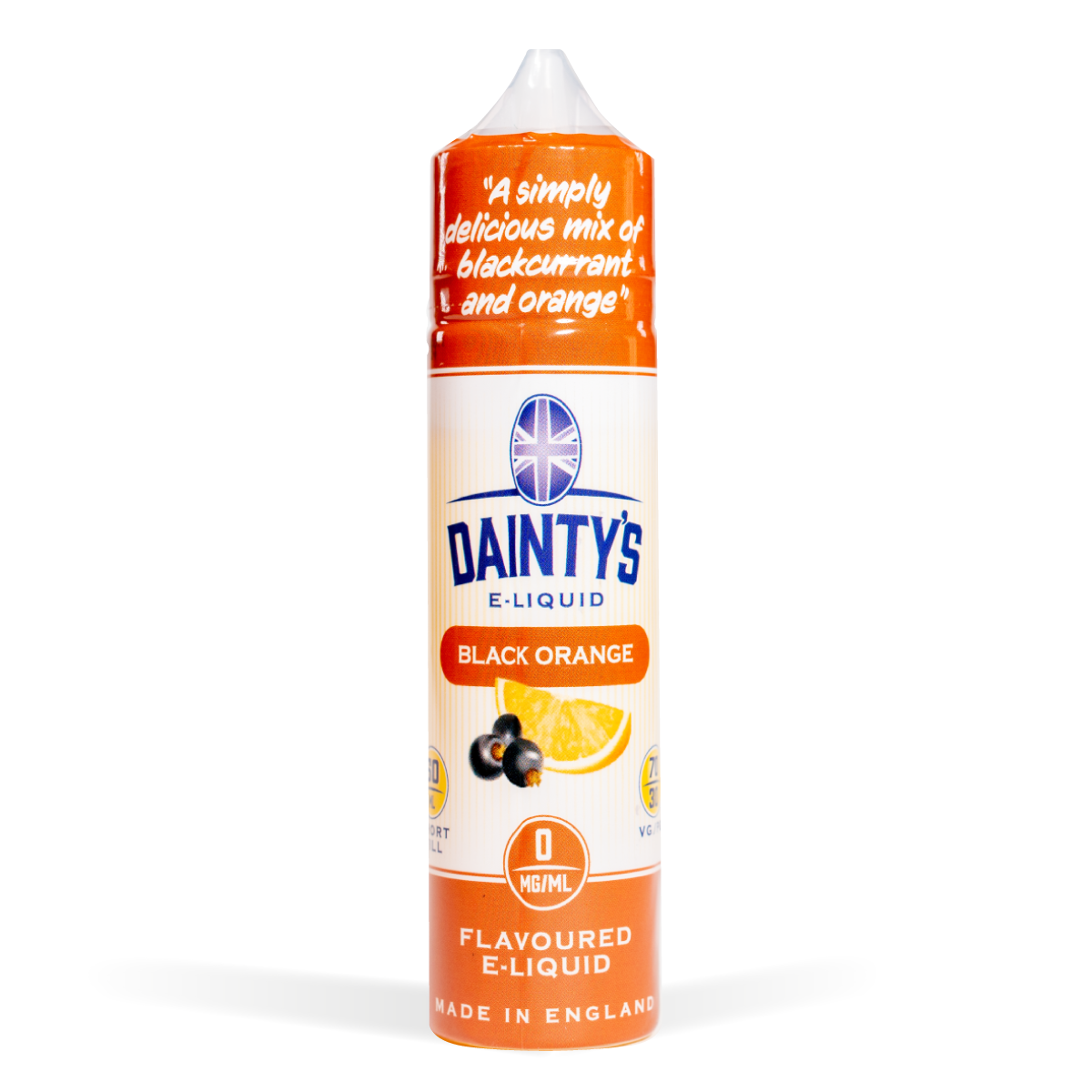 Dainty'S 50Ml E Liquid Shortfills Black Orange 50Ml