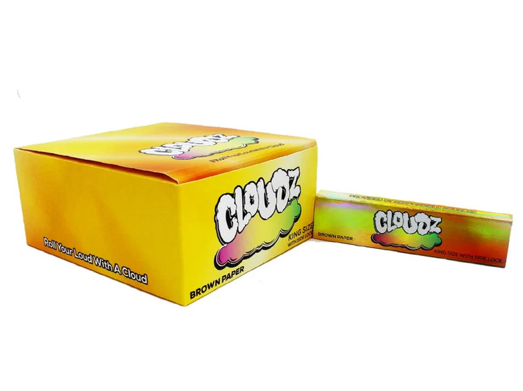 Cloudz King Size Rolling Papers with Side Lock