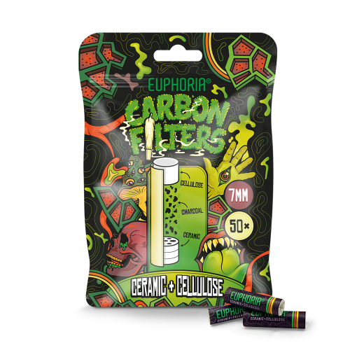 Euphoria Cellulose + Ceramic Carbon Filters (10pcs x 50)