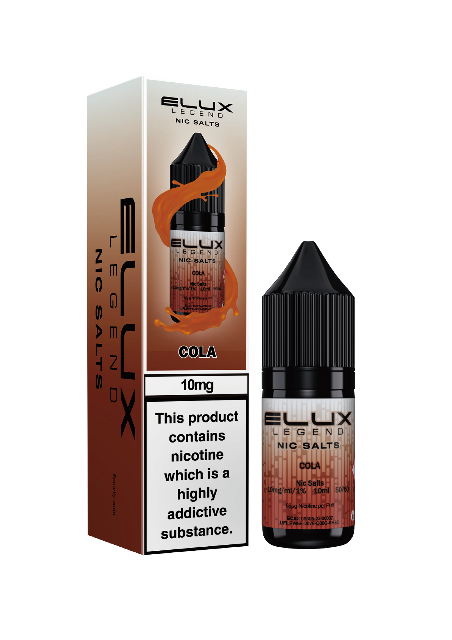 Elux Legend Nic Salts: Cola - 20mg (10 Pack)