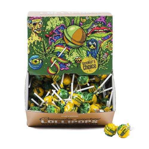 Euphoria Cannabis Lollipops Big Pack - Energy (200pcs)