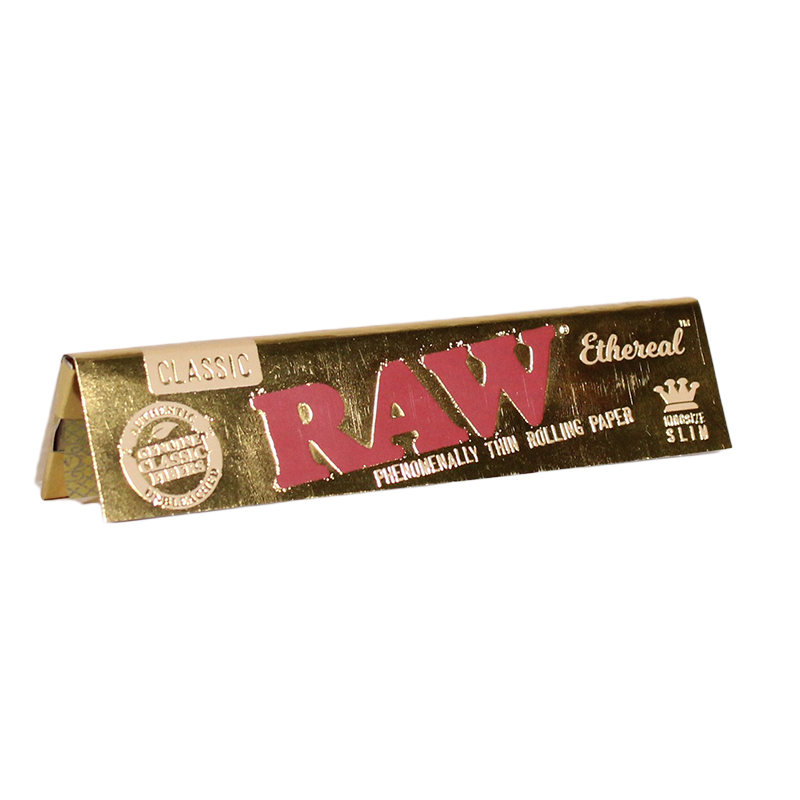 RAW Ethereal Classic King Size Slim Rolling Papers (Full Box)