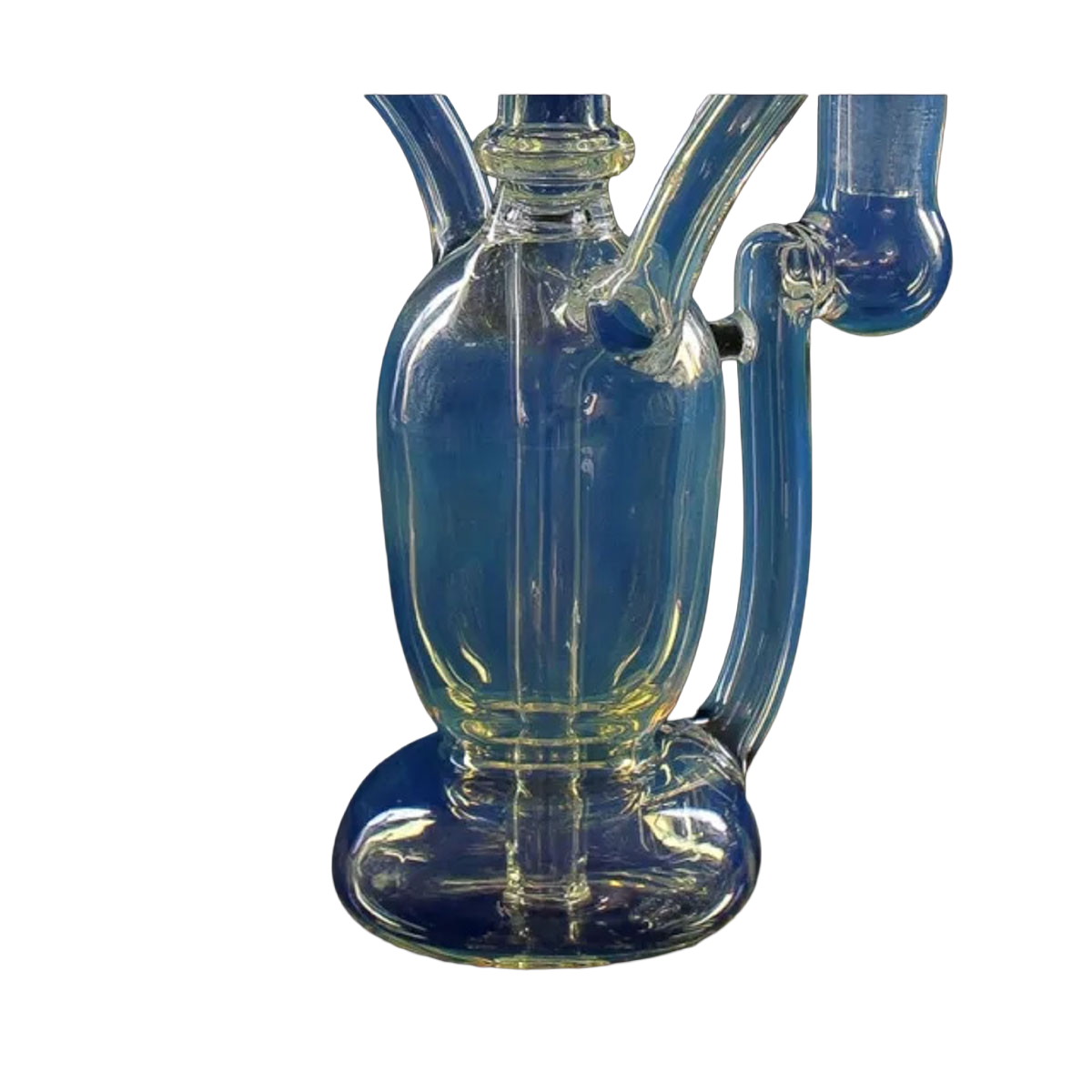 Phoenix Star: 9" Dual Recycler Dab Rig With Quartz Banger