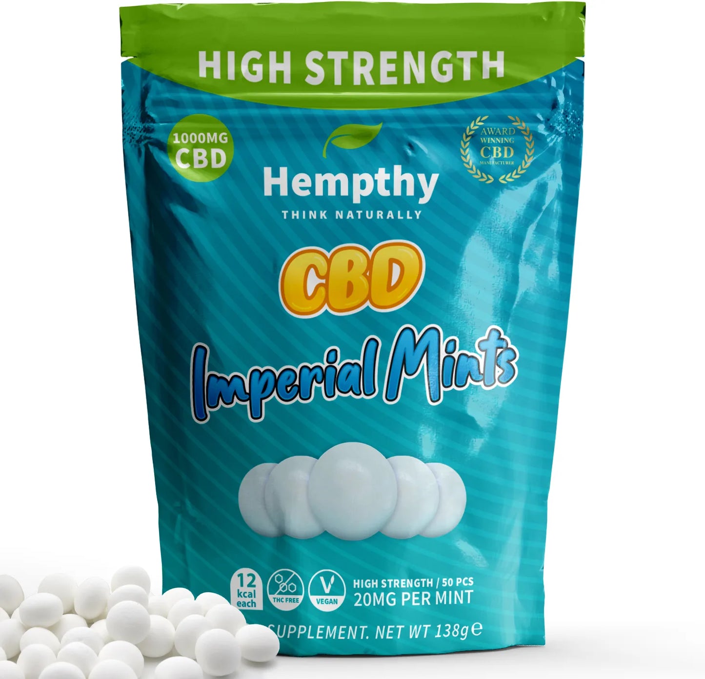 Hempthy CBD Imperial Mints 1000mg