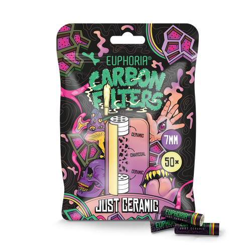 Euphoria Just Ceramic Carbon Filters (10pcs x 50)