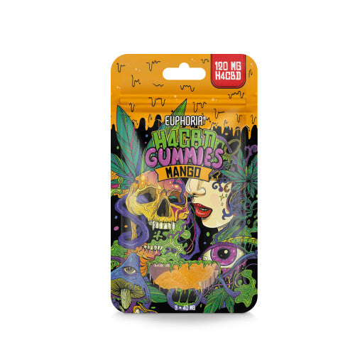 Euphoria H4CBD Gummies 120mg - Mango (3 pcs)