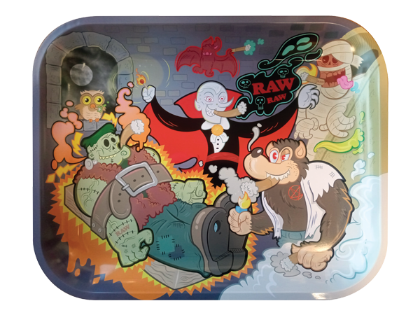 RAW 'Monster Sesh' Rolling Tray (Large 27.5 x 34)
