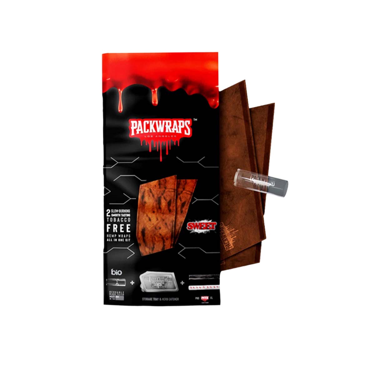 Packwraps Slow Burn Hemp Wraps: Sweet - 2x Wraps (10 Pack)