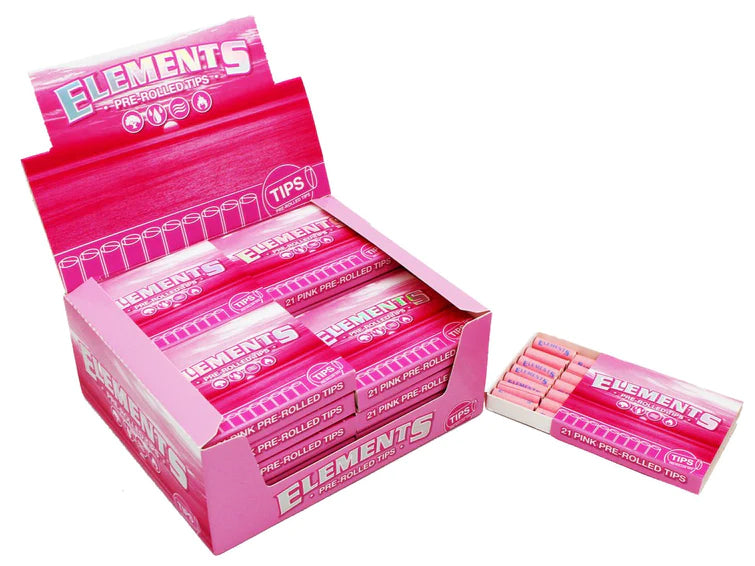 Elements Pink Pre-Rolled Tips (Full Box)