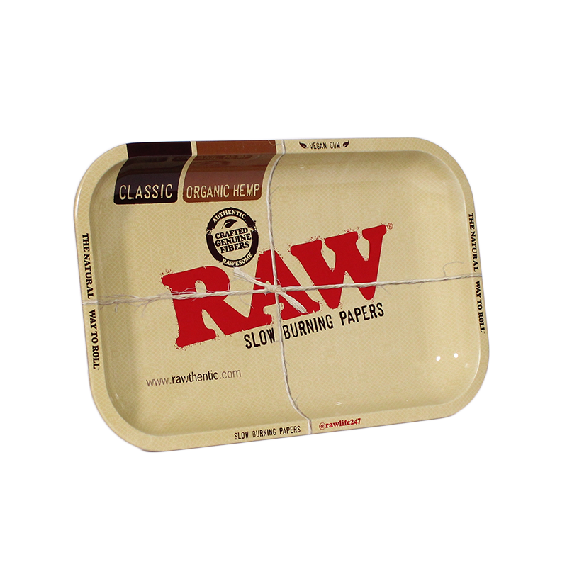RAW 'Classic Hemp' Rolling Tray (Small 11" x 7")