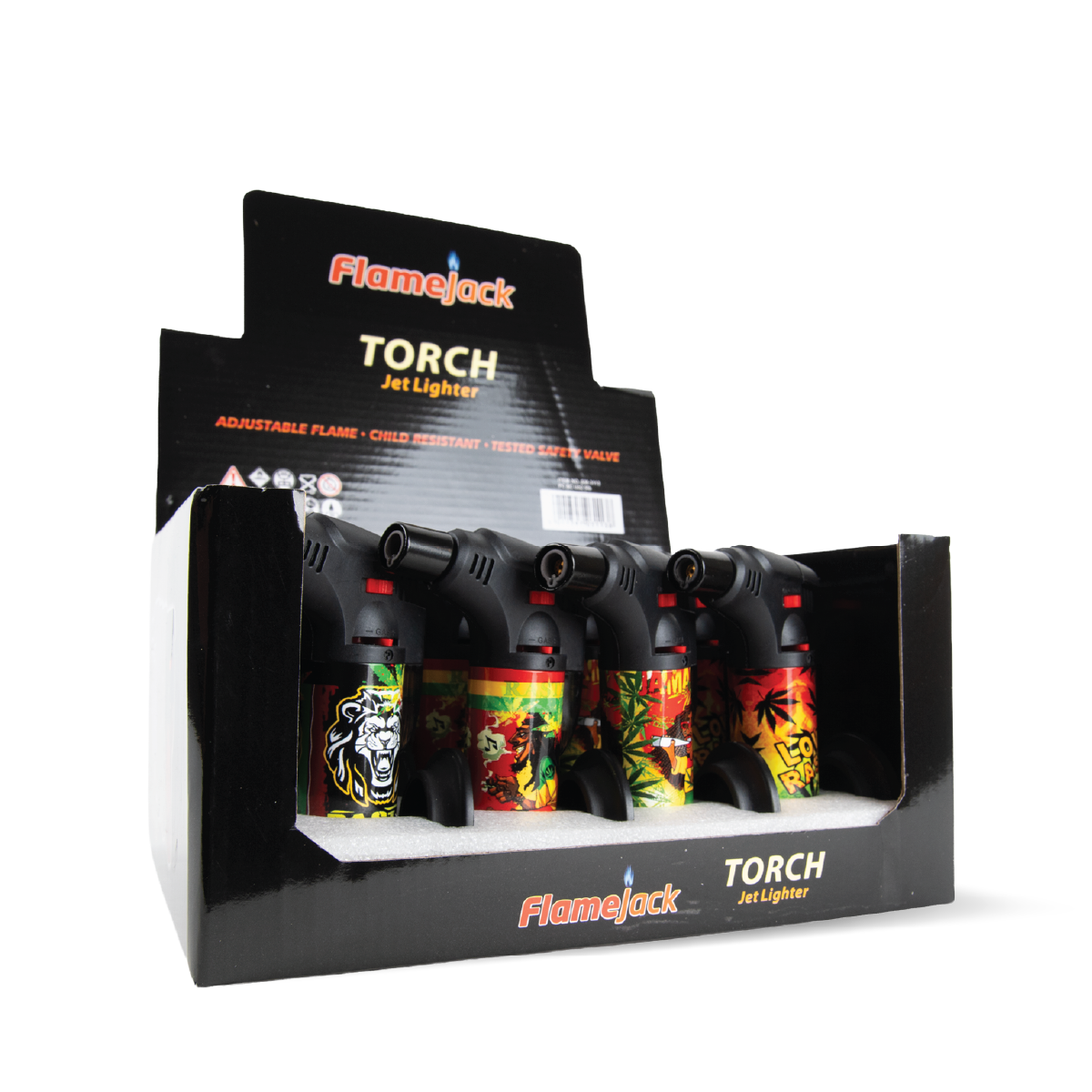 FlameJack Torch Jet Lighters (12 Pack) – Blazed Wholesale
