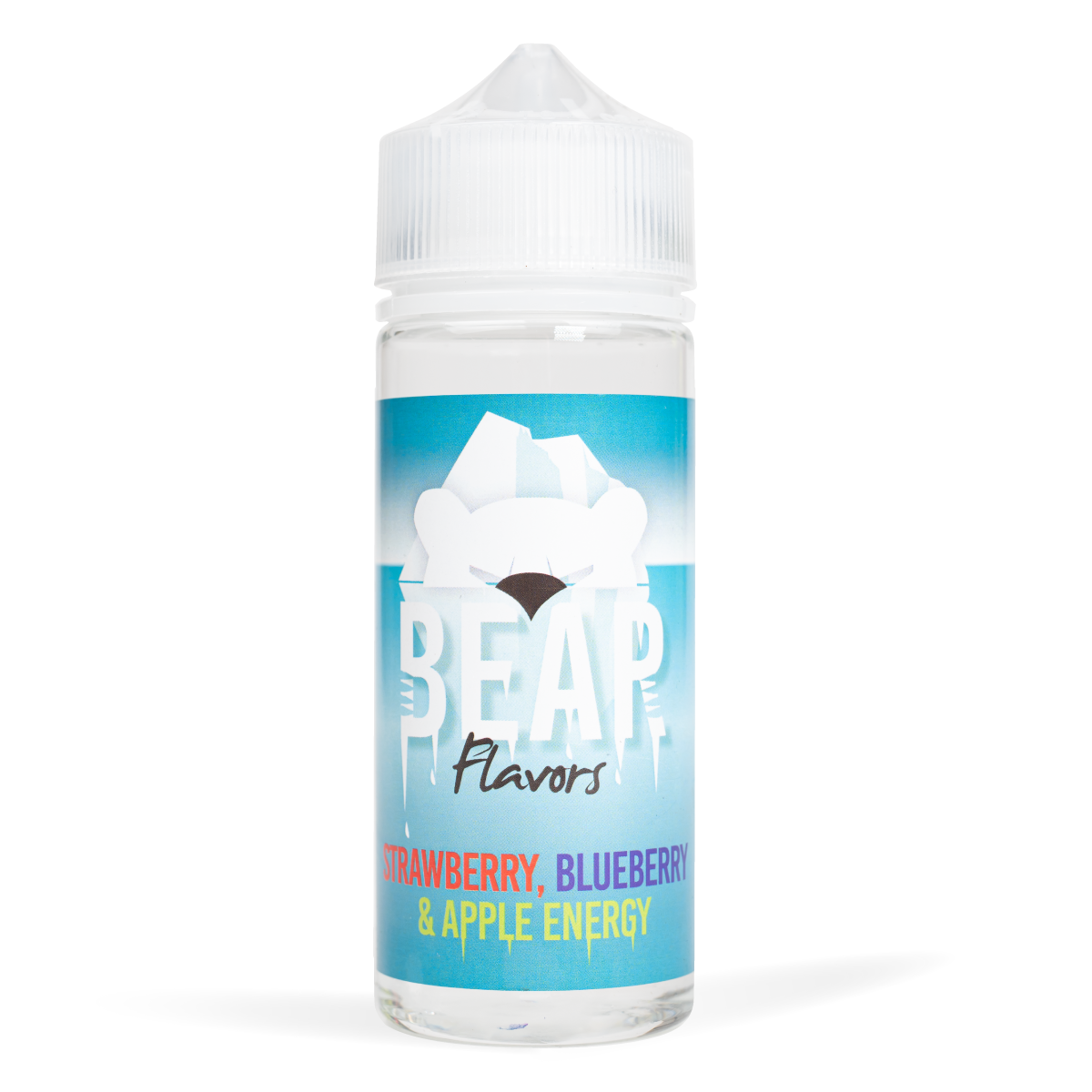 Bear 100Ml E Liquid Shortfills Strawberry, Blueberry & Apple Energy 100Ml