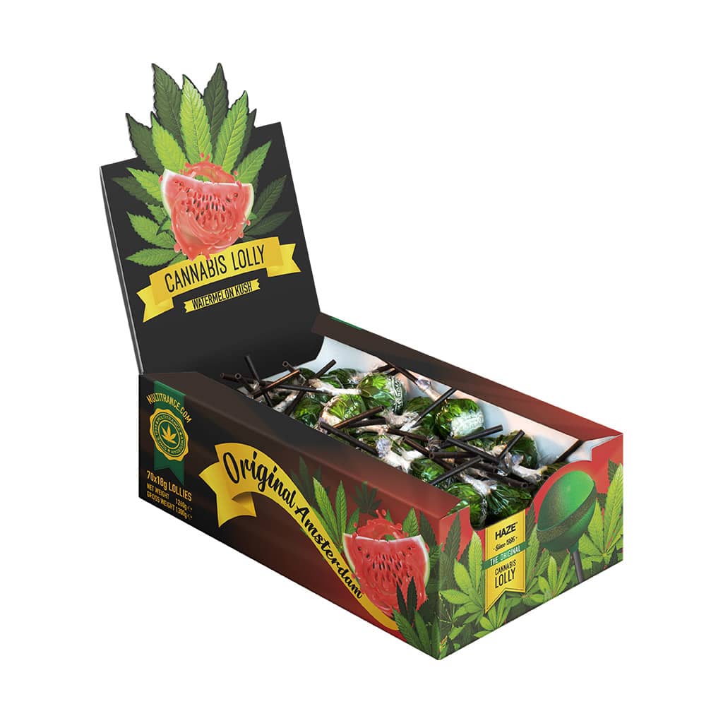Multitrance Haze Lollipops - Watermelon Kush (70 pcs)
