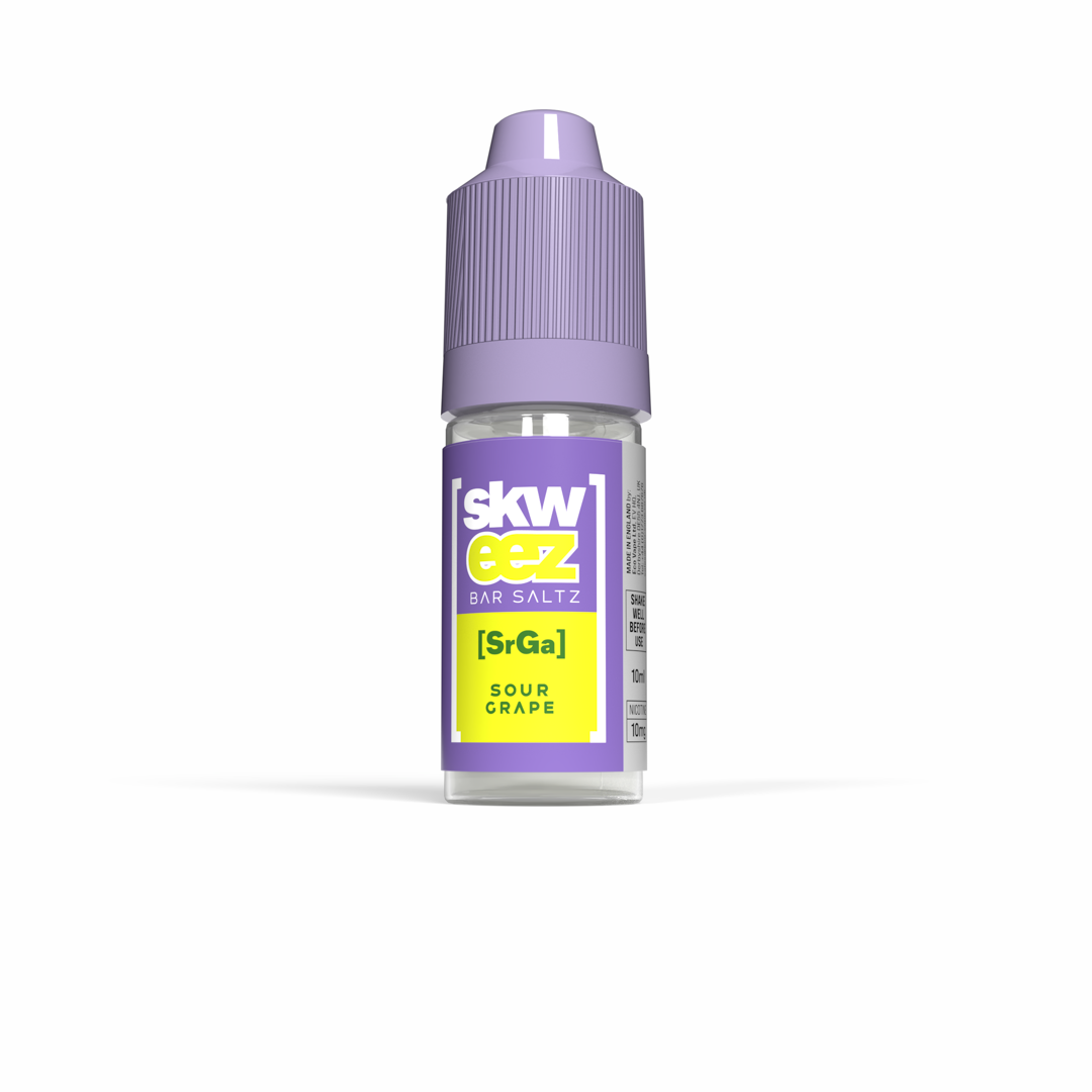 Skweez Nic Salts: Sour Grape - 10mg (10 Pack)