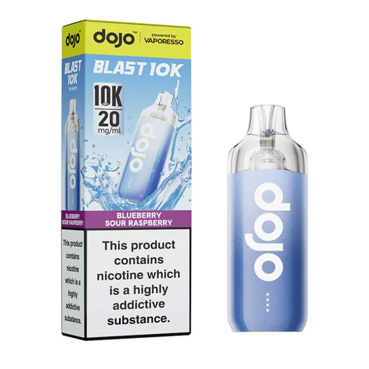 Vaporesso Dojo Blast 10K Vape Kit Blueberry Sour Raspberry Default Title