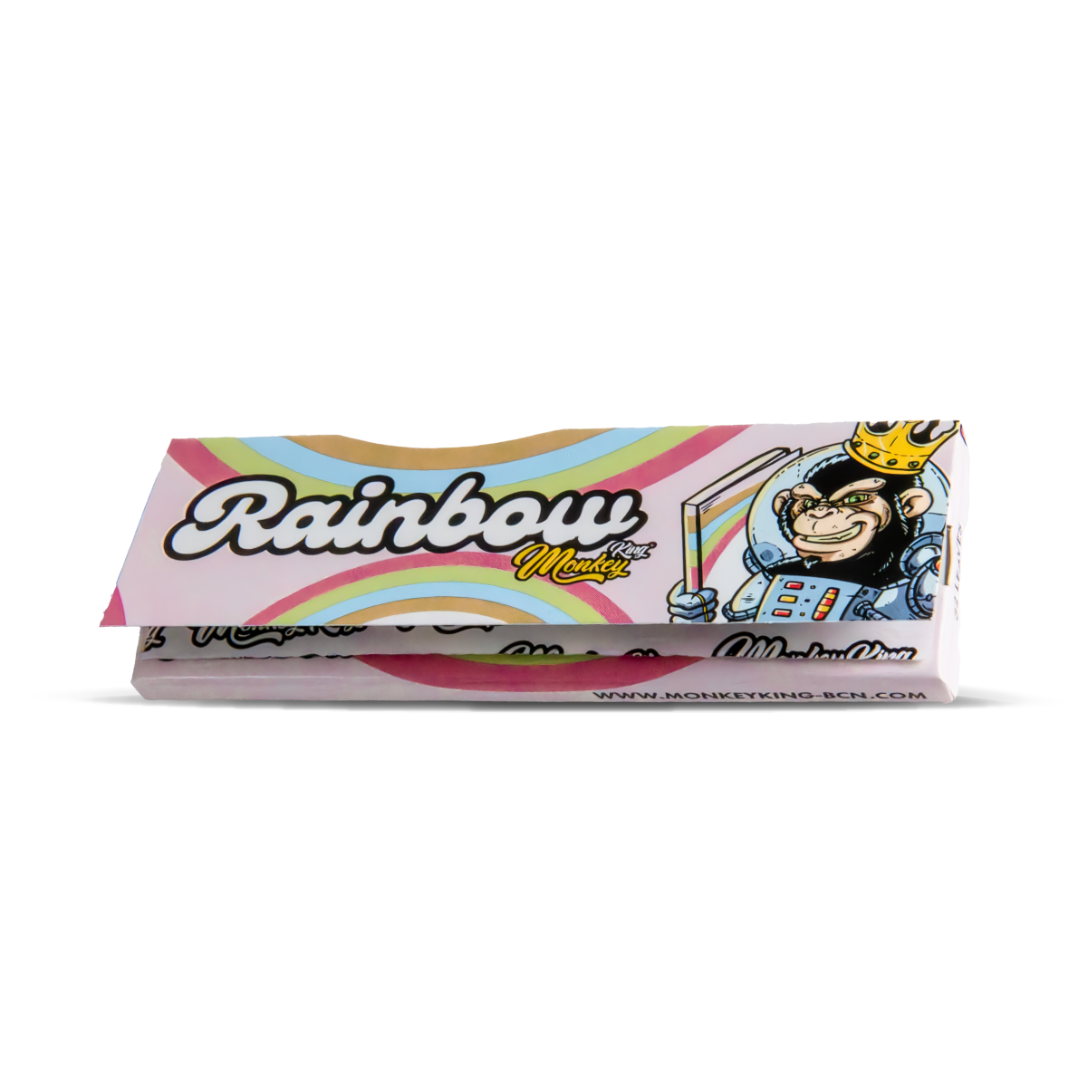 Monkey King Rolling Papers: Rainbow - King Size (50 Pack)