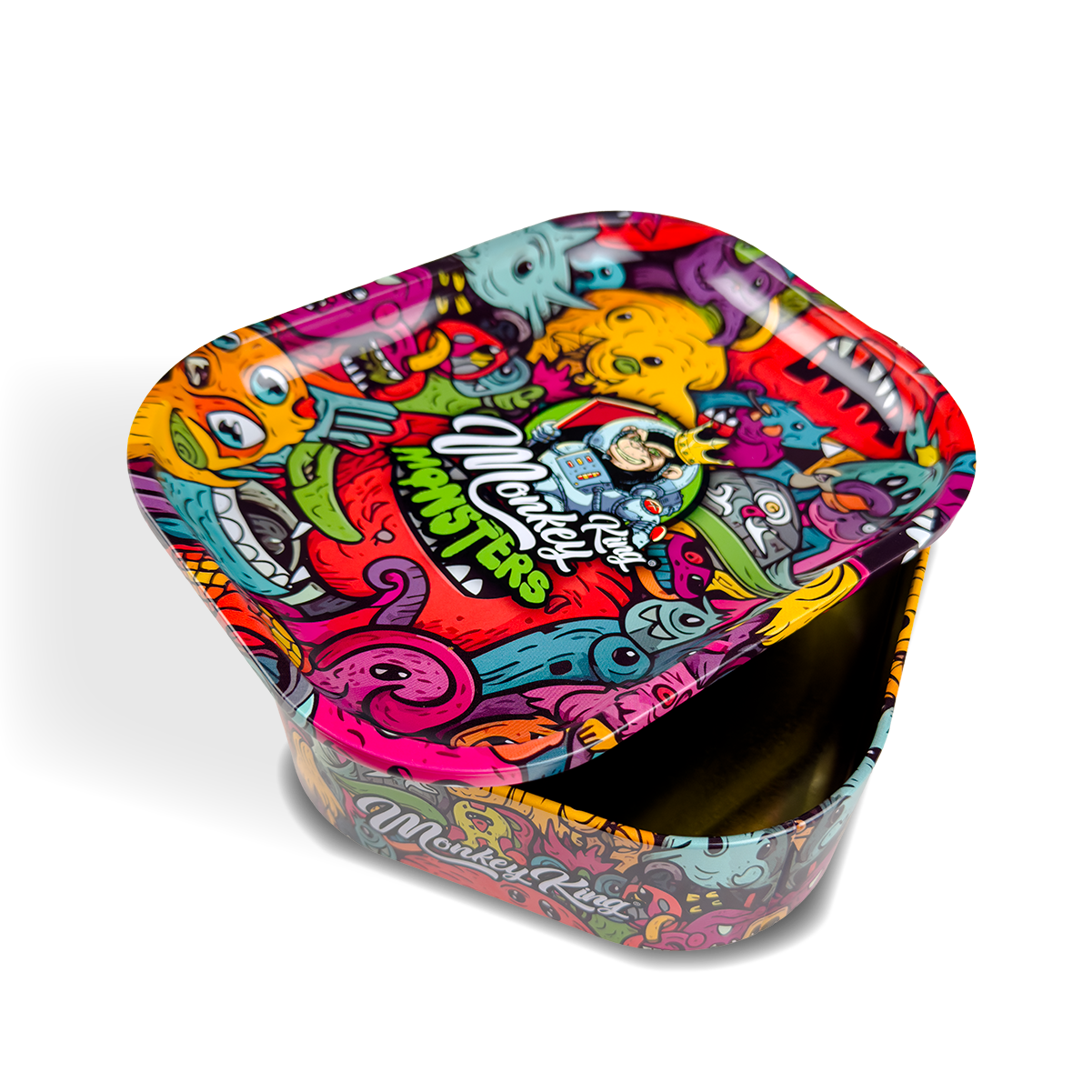 Monkey King Rolling Tray Box + Hemp Cones: Monsters