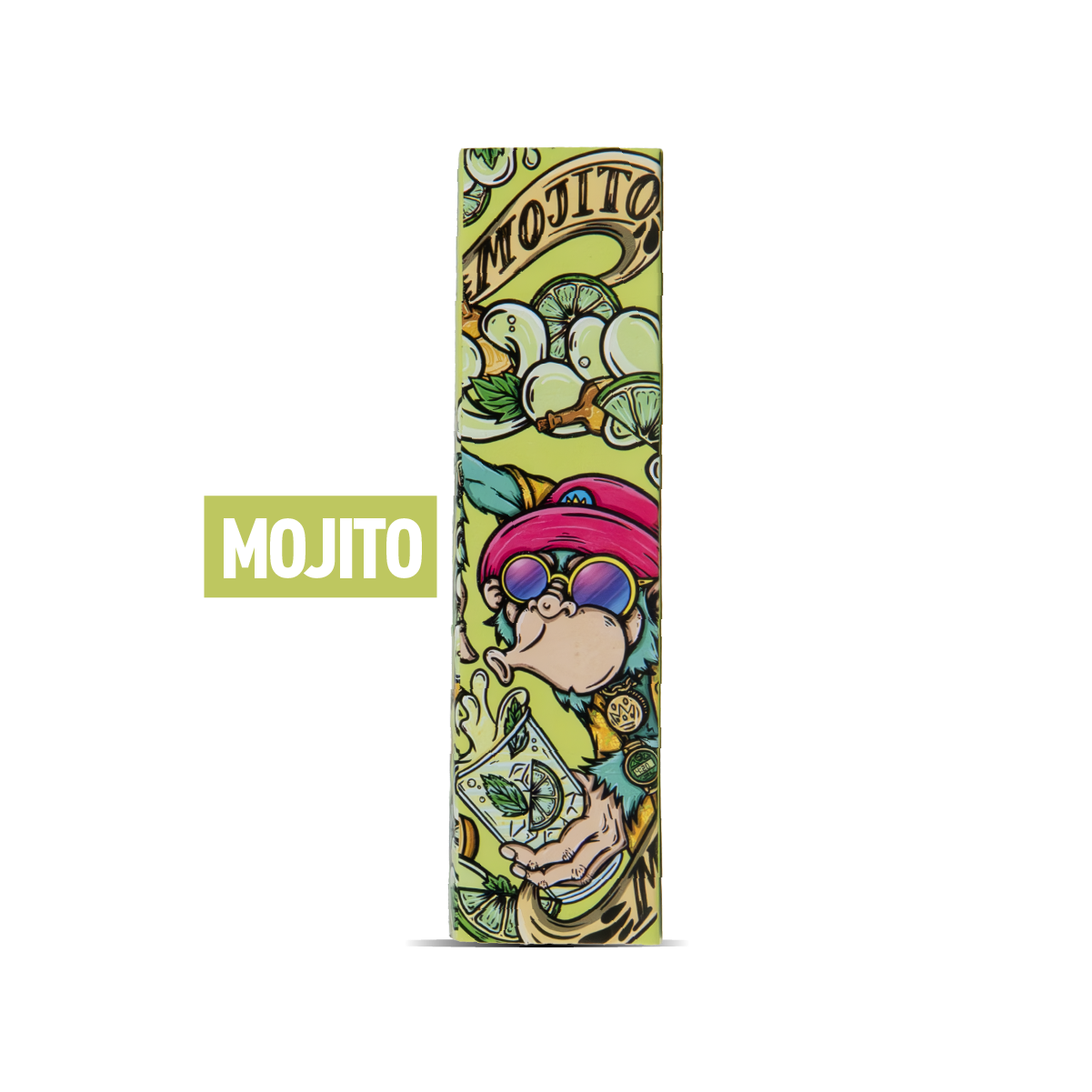 Monkey King Scented Smell Papers & Tips: Mojito - King Size (24 Pack)