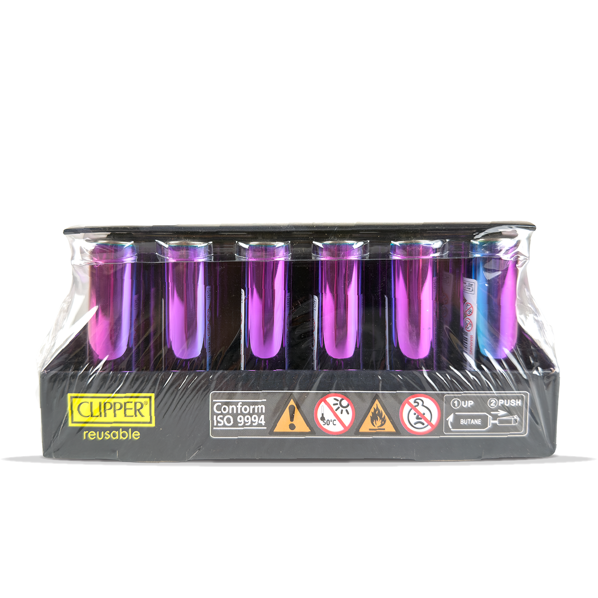 Clipper Lighters - Metal Icy (30pcs)