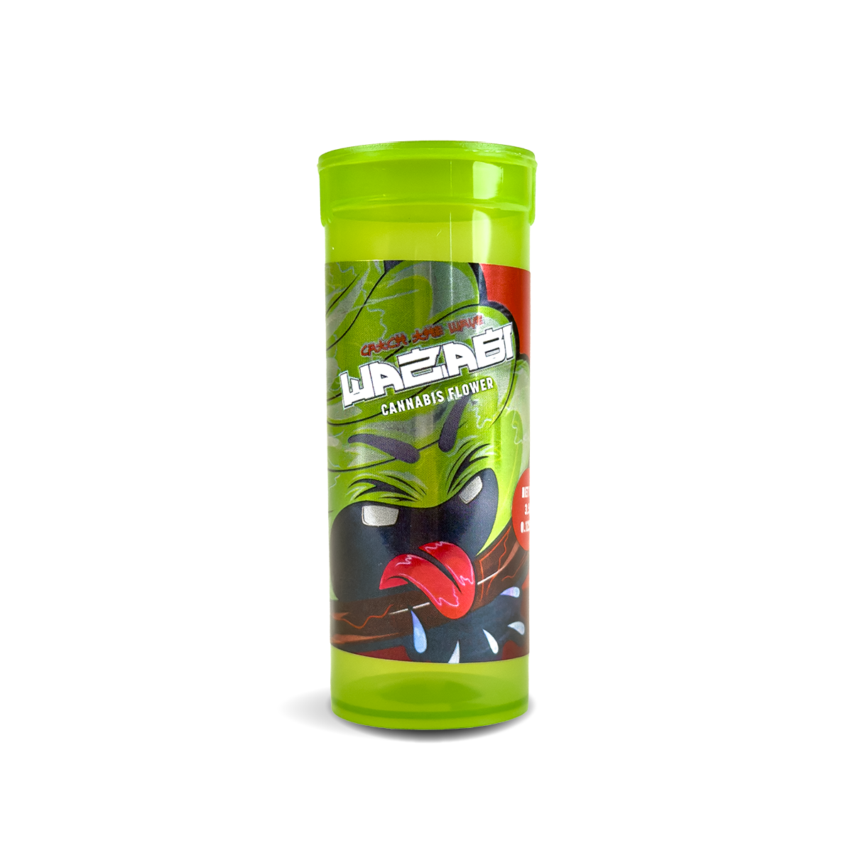 Stash Potz Labelled: Green Pot - Wazabi (30 Pack)