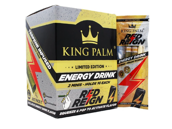 King Palm Terpene Infused Leaf Rolls (1gram) - Energy Drink