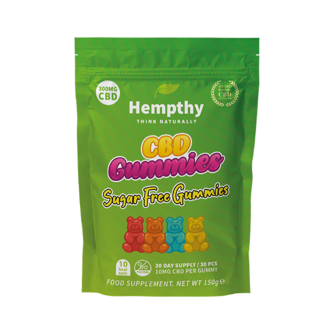Hempthy CBD Sugar Free Gummies 300mg-Hempthy-Blazed Wholesale