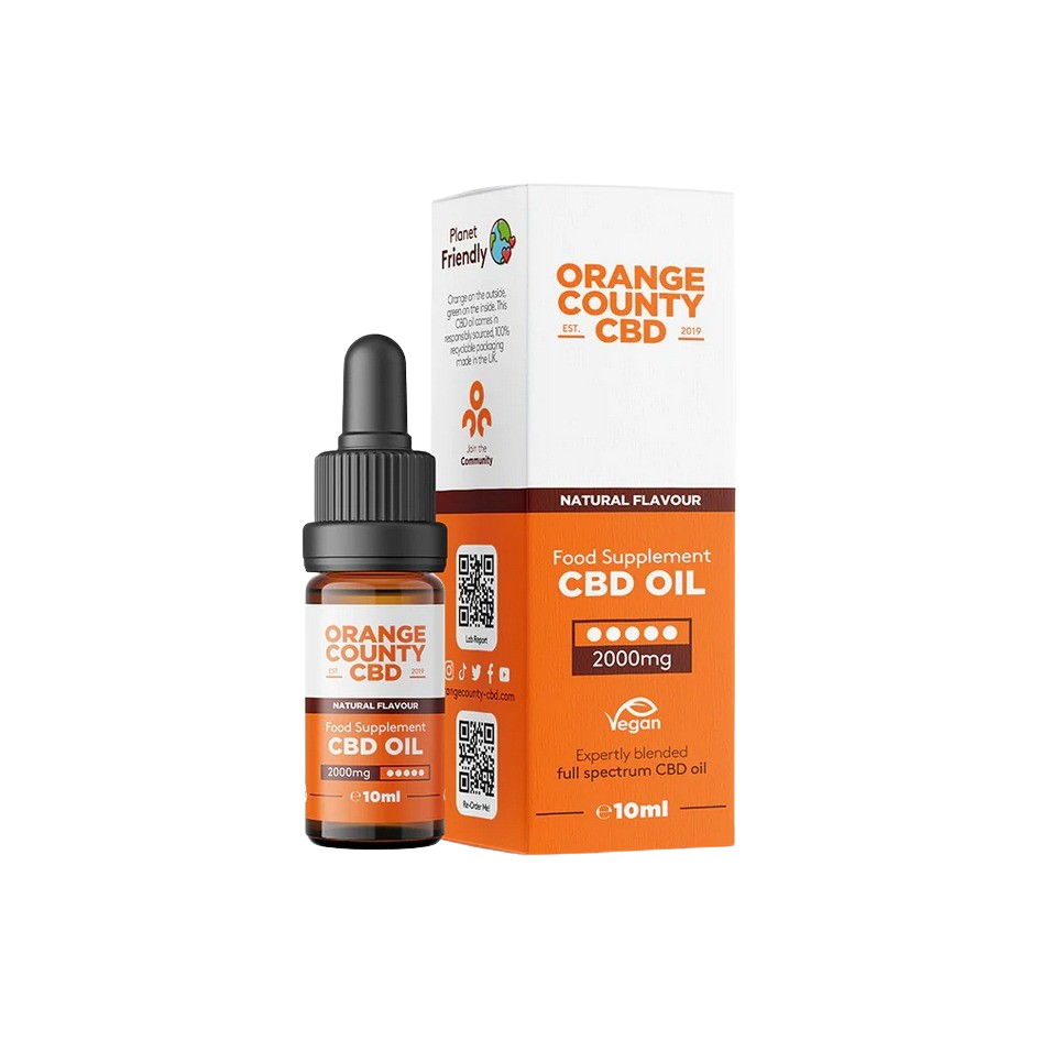 Orange County CBD MCT Tincture Oil 2000mg 10ml-Orange County CBD-Blazed Wholesale