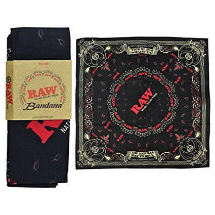 RAW Black Bandana-RAW-Blazed Wholesale