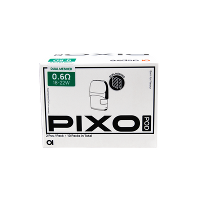 Aspire Pixo Side Fill Dual Mesh Replacement Pods 2 Pack - (10 Pack)