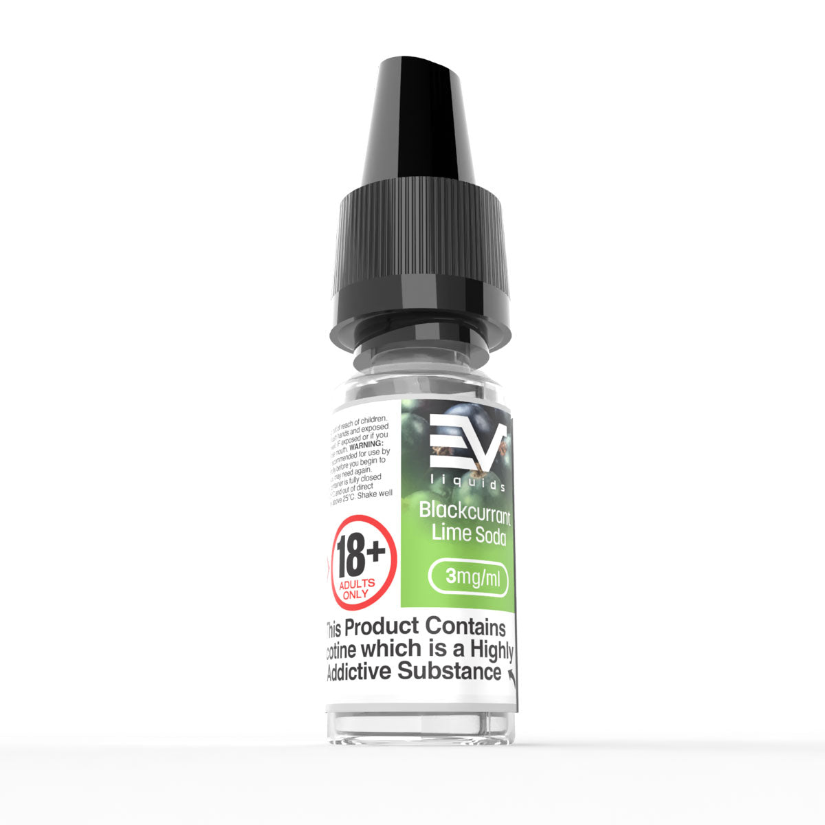 Ev 10Ml E Liquids 6Mg Blackcurrant Lime Soda 10Ml