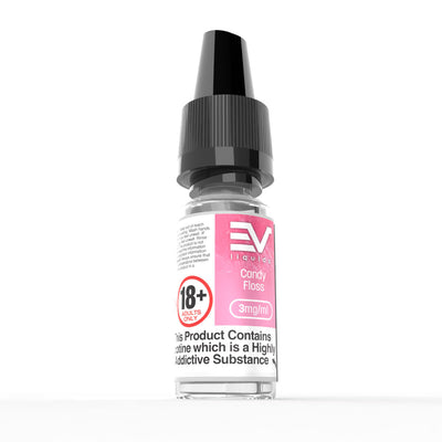 EV 10ml E-Liquids: Candyfloss - 12mg Freebase (10 Pack)