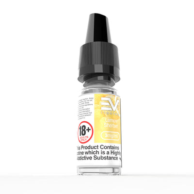 EV 10ml E-Liquids: Lemon Sherbet - 6mg Freebase (10 Pack)
