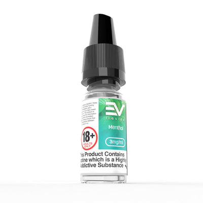 EV 10ml E-Liquids: Menthol - 0mg (10 Pack)