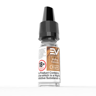 EV 10ml E-Liquids: Rolling Tobacco - 18mg Freebase (10 Pack)