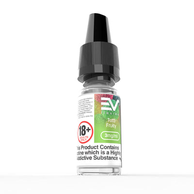 EV 10ml E-Liquids: Tutti Fruity - 3mg Freebase (10 Pack)