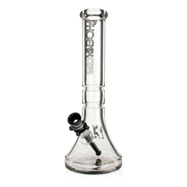 Phoenix Star: 9mm Thick 14" Glass Beaker Bong - (HF101)
