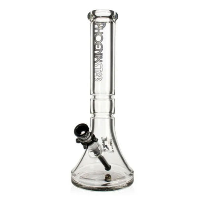 Phoenix Star: 9mm Thick 14" Glass Beaker Bong - (HF101)