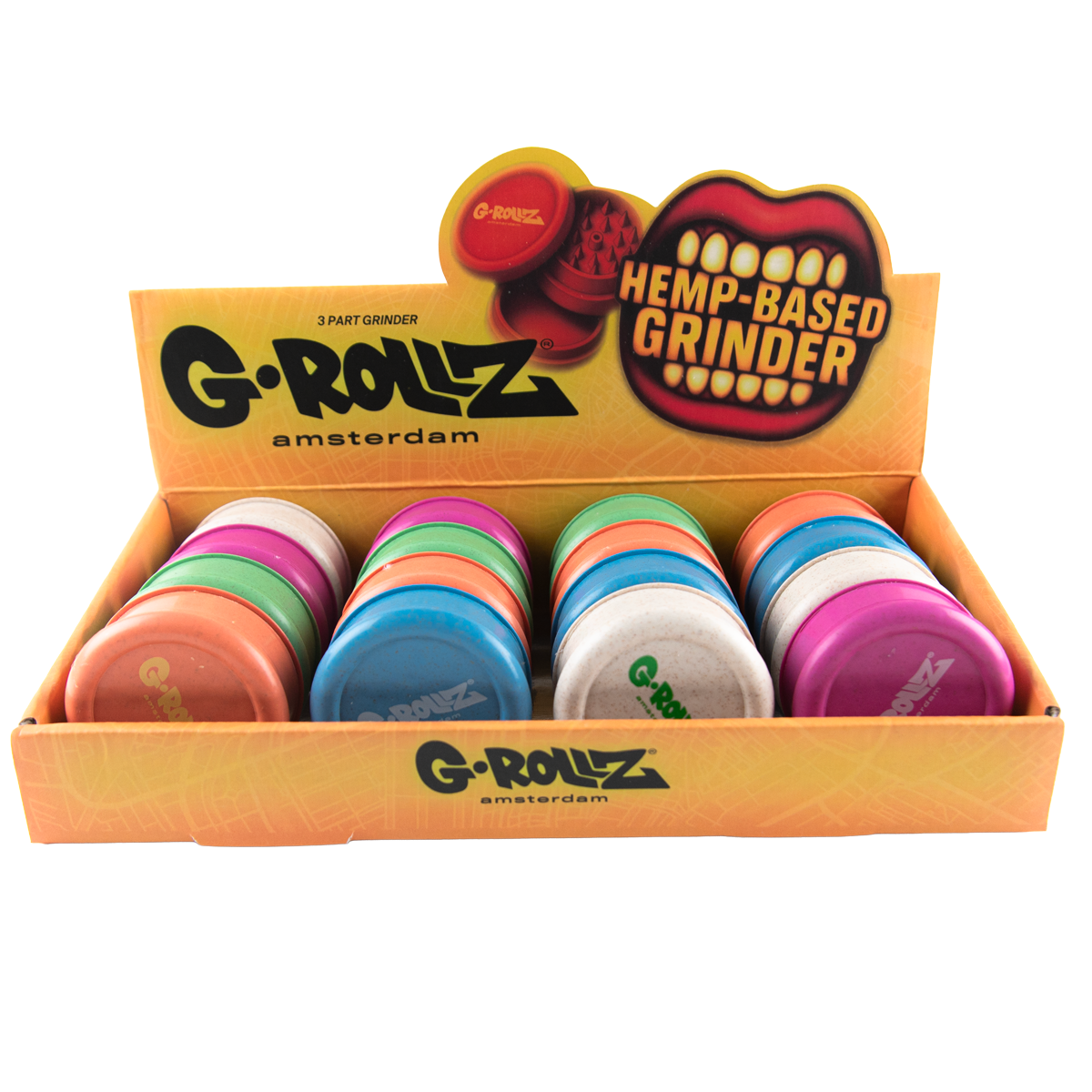 G-Rollz Hemp Based 3 Piece Gridner