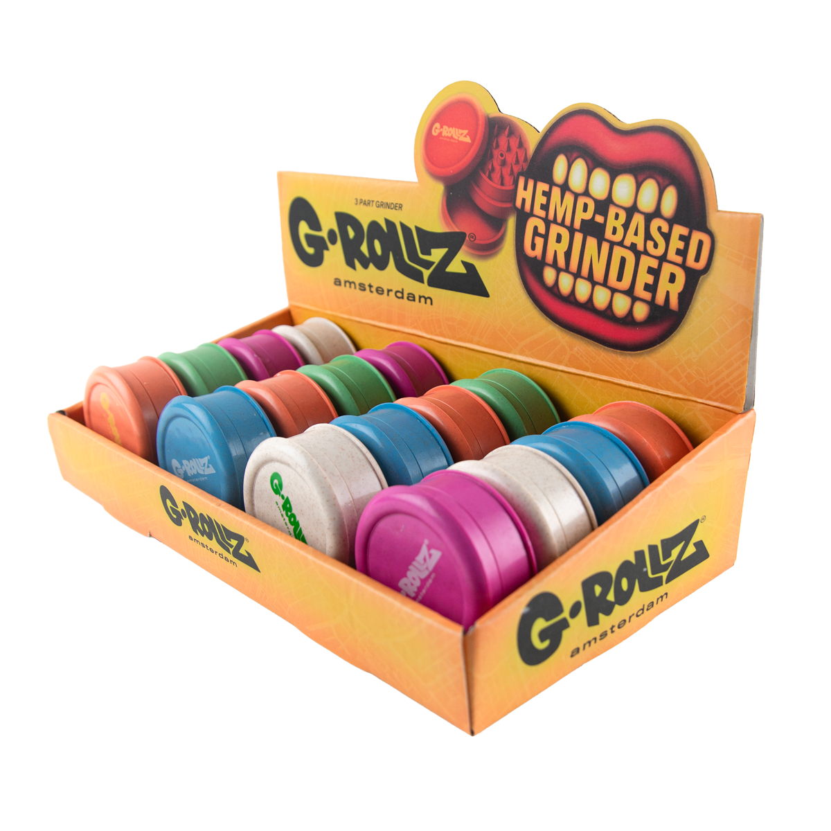 G-Rollz Hemp Based 3 Piece Gridner