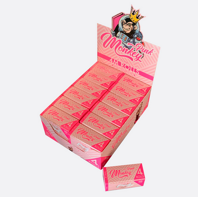 Monkey King King Size Ultra Thin 4m Rolls - Pink (24pcs)