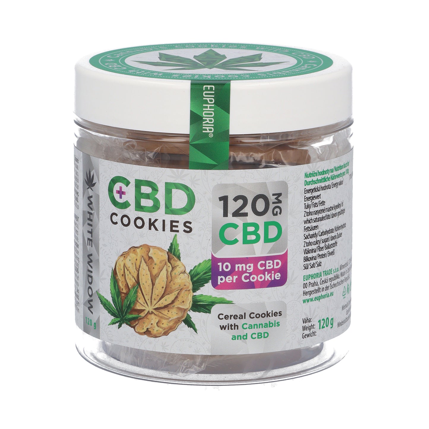 Euphoria CBD Cookies White Widow 120mg