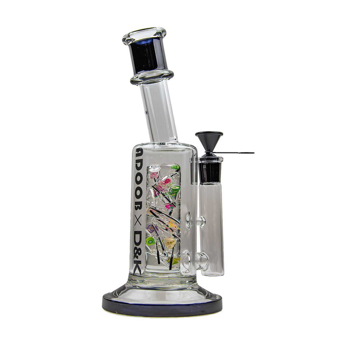 Adoob x D&K 14 Inch Curved Pipe Glass Bong