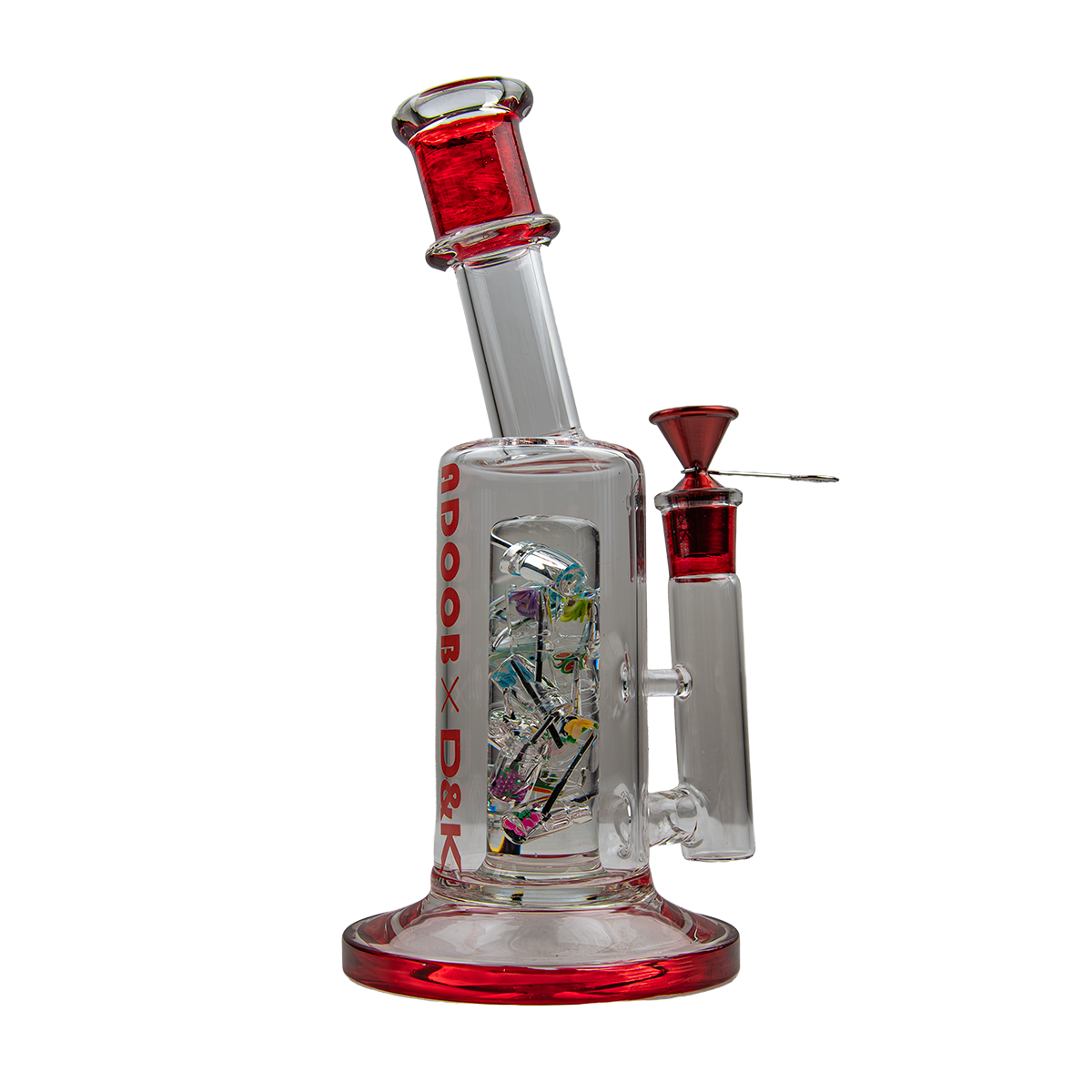 Adoob x D&K 14 Inch Curved Pipe Glass Bong