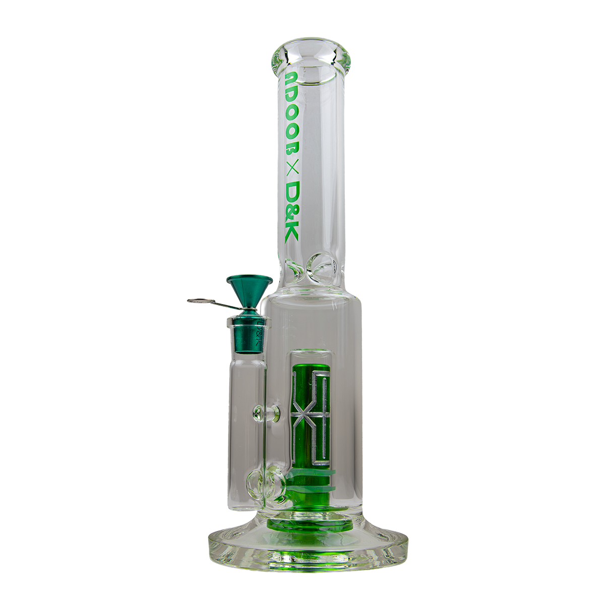 Adoob x D&K 14 Inch Straight Glass Beaker Bong