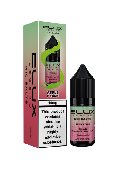 Elux Legend Nic Salts: Apple Peach - 20mg (10 Pack)