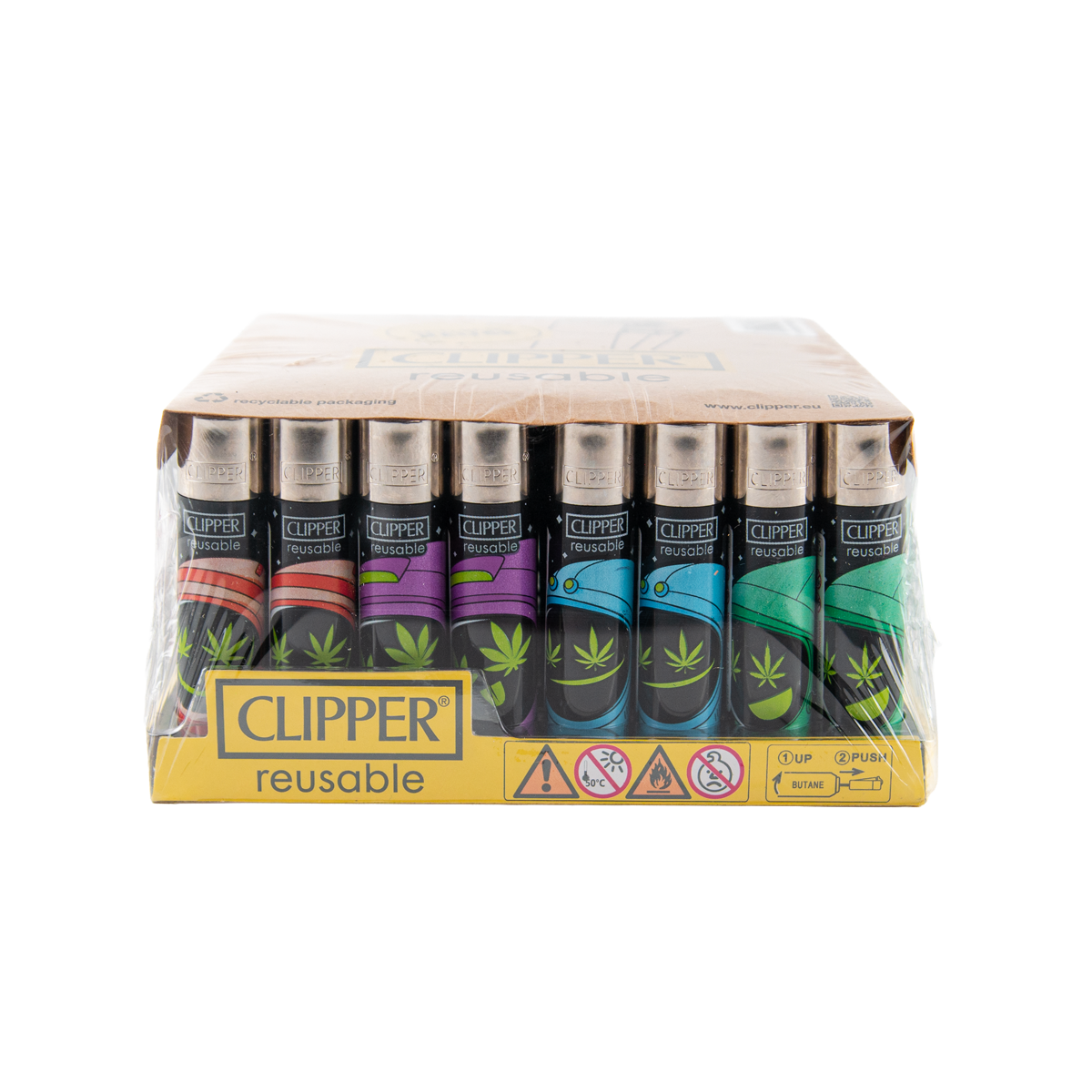 Clipper Astro Weed 4 LB Lighters (48 Pack)