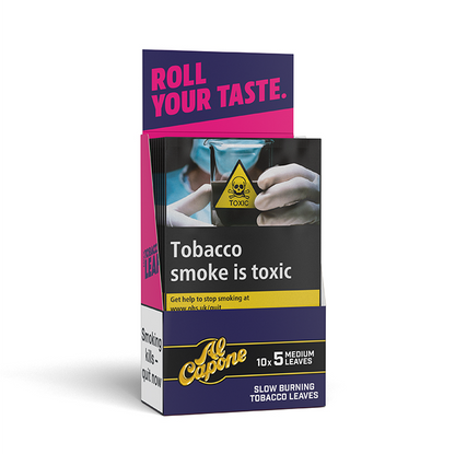 Al Capone Tobacco Wraps Bundle with FREE Display Stand - 3x CDU 10