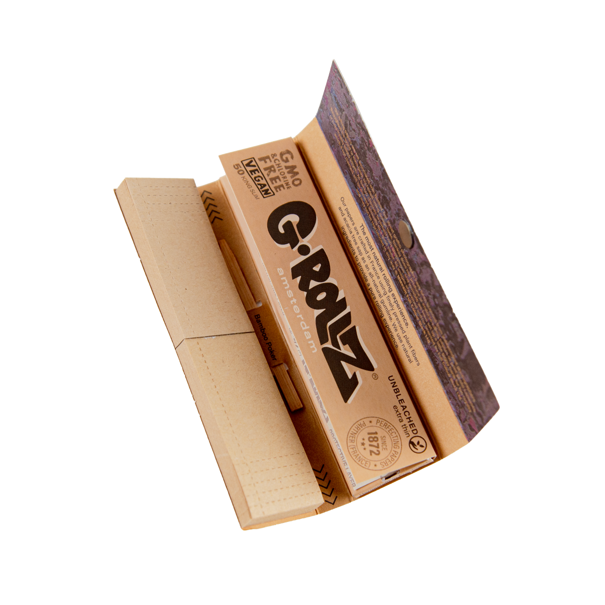 G-Rollz Banksy's Graffiti 'Rude Copper' Unbleached Kingsize Papers + Tips